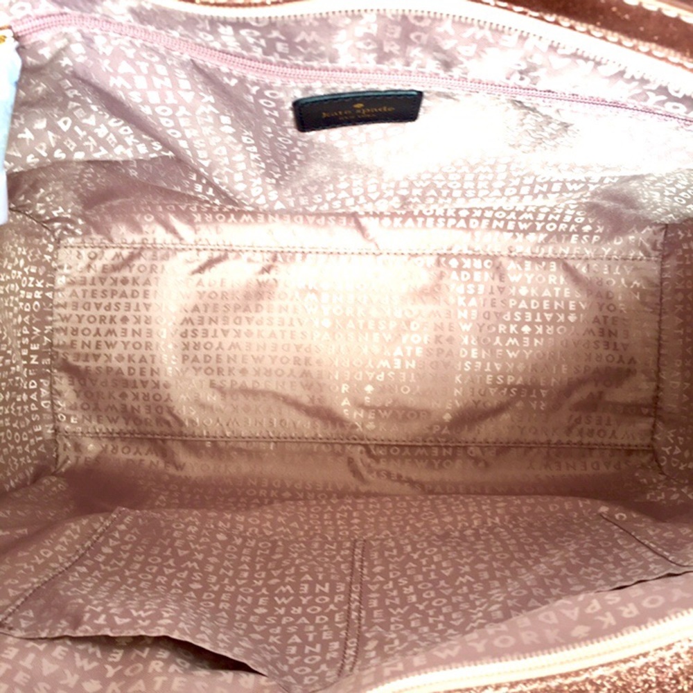 💖KATE SPADE💖 Glitter Rose Gold Mavis St. Taden - Picture 6 of 8